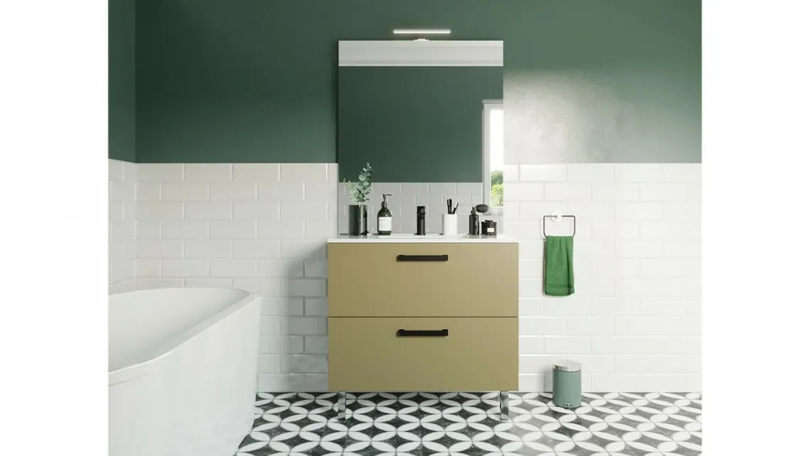 Homifab Meuble Salle De Bain Simple Vasque Intégrée>Chelsea