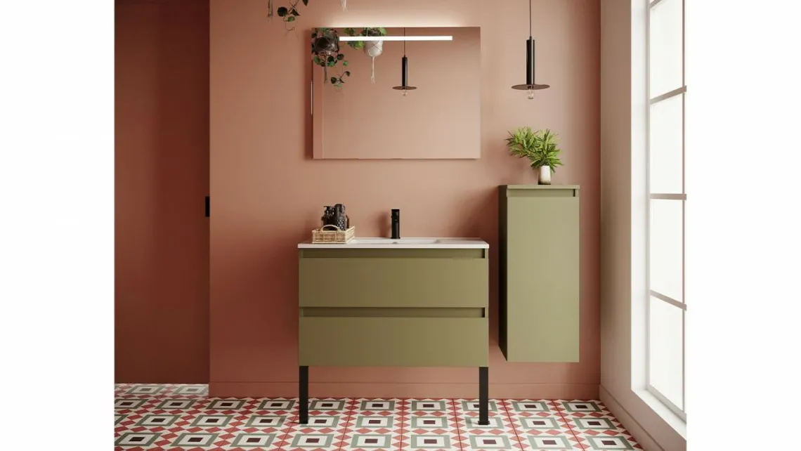 Homifab Meuble Salle De Bain Simple Vasque Intégrée>Hudson