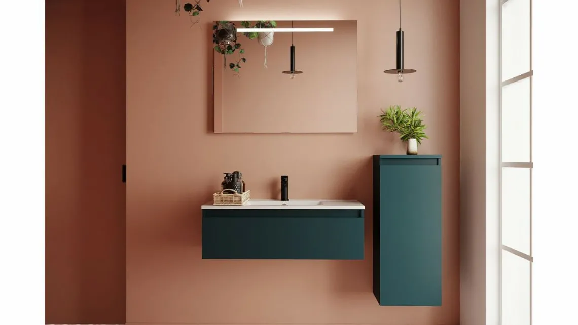 Homifab Meuble Salle De Bain Simple Vasque Intégrée>Hudson