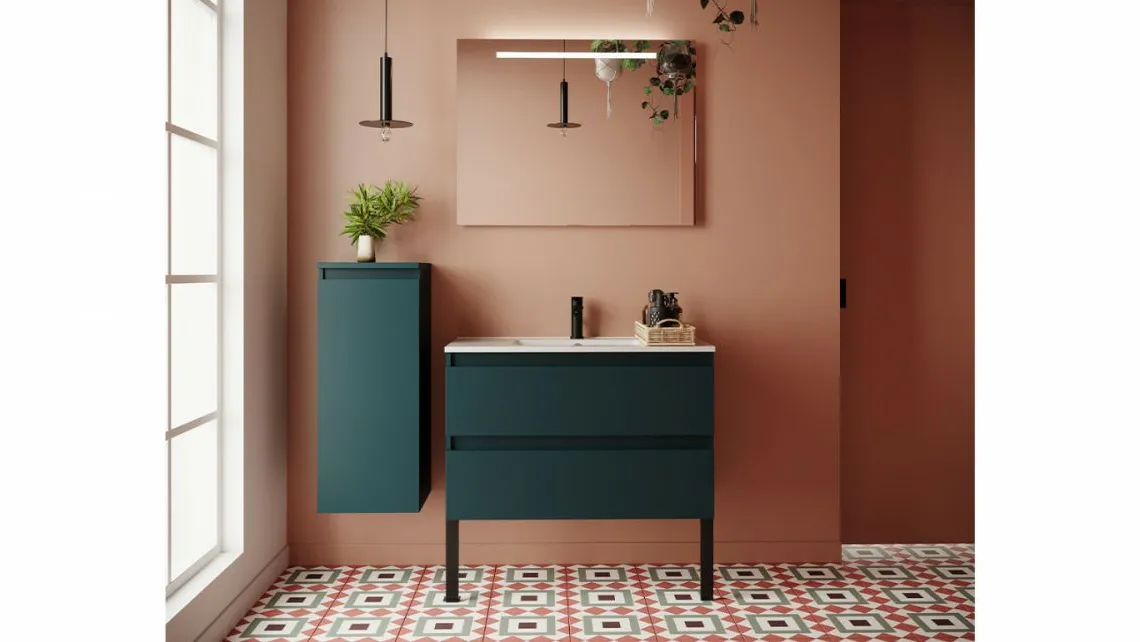 Homifab Meuble Salle De Bain Simple Vasque Intégrée>Hudson