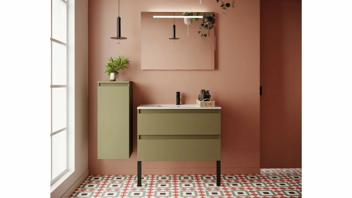 Homifab Meuble Salle De Bain Simple Vasque Intégrée>Hudson