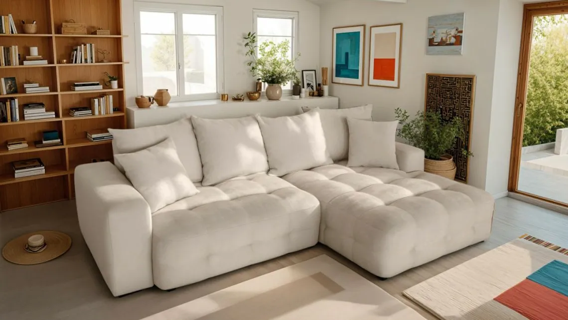 Homifab Canapé D'angle Convertible | Canapé D'angle>Léo