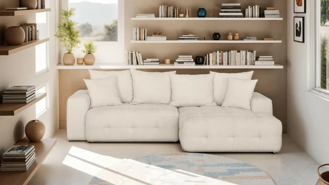Homifab Canapé D'angle Convertible | Canapé D'angle>Léo