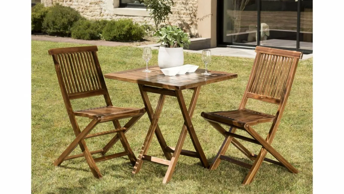 Homifab Ensemble Table Et Chaise De Jardin>Maeva