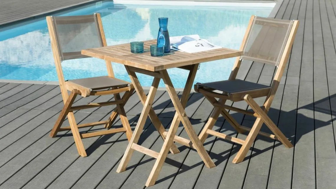 Homifab Ensemble Table Et Chaise De Jardin>Pagaï