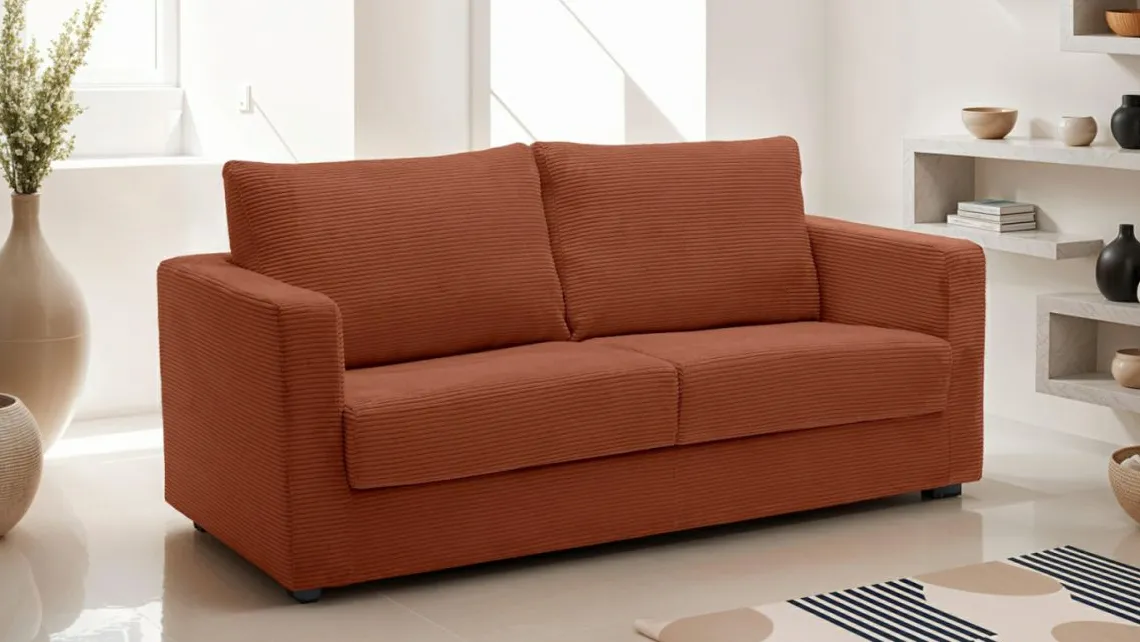 Homifab Canapé Convertible Ouverture Express | Canapé>Silvia