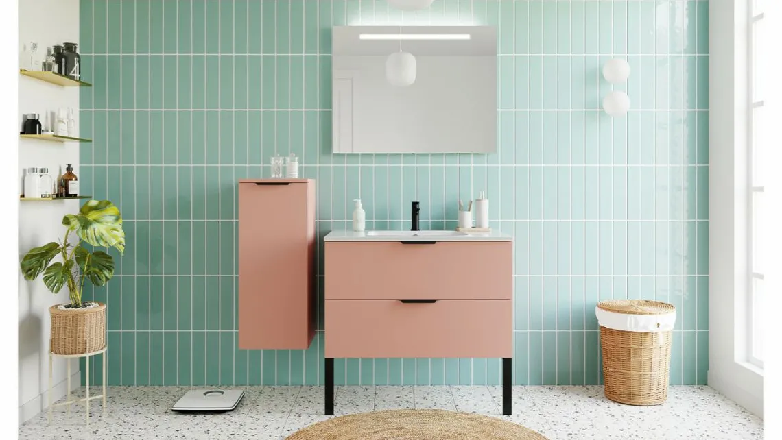 Homifab Meuble Salle De Bain Simple Vasque Intégrée>Soho