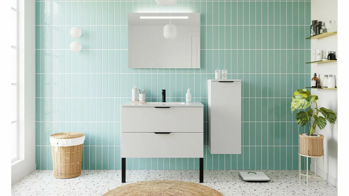 Homifab Meuble Salle De Bain Simple Vasque Intégrée>Soho