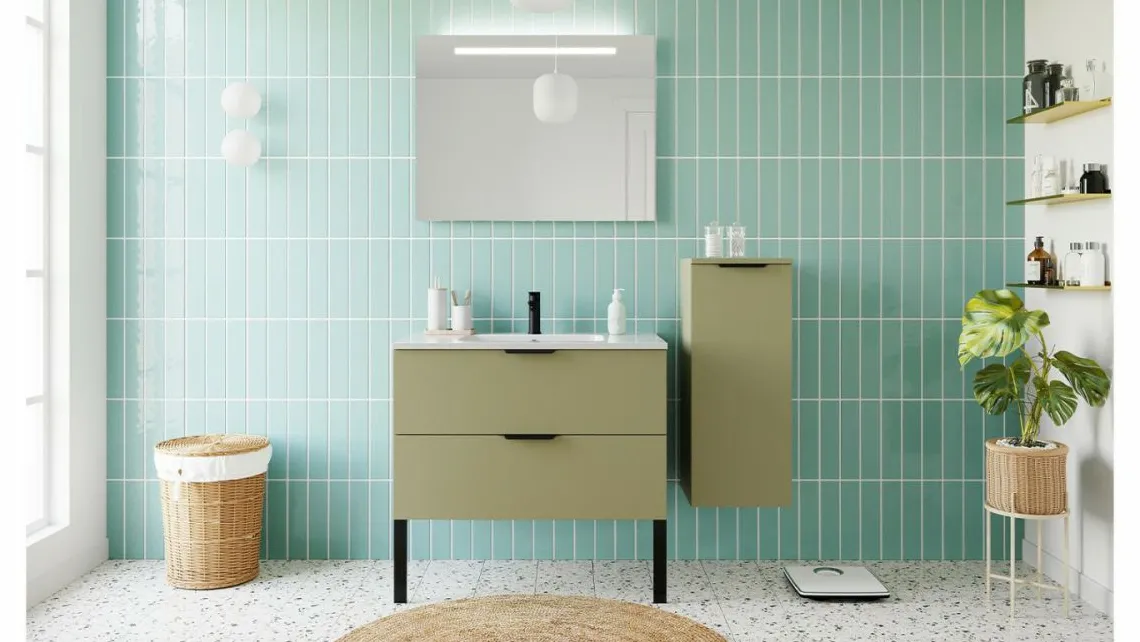 Homifab Meuble Salle De Bain Simple Vasque Intégrée>Soho