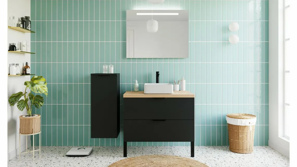 Homifab Meuble Salle De Bain Simple Vasque À Poser>Soho