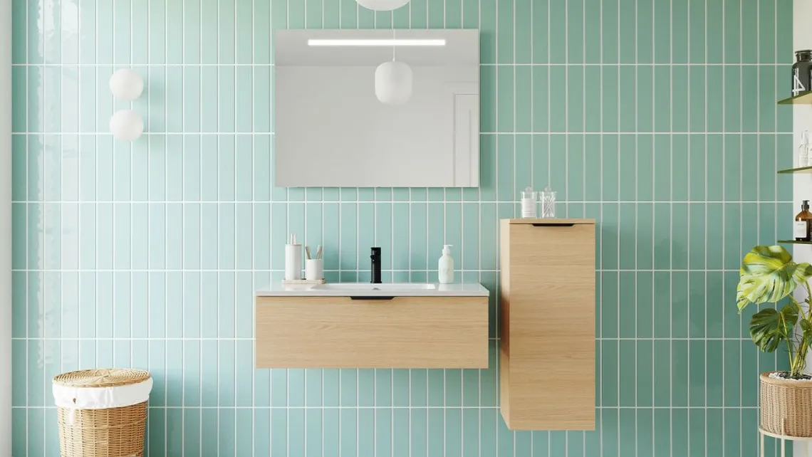 Homifab Meuble Salle De Bain Simple Vasque Intégrée>Soho