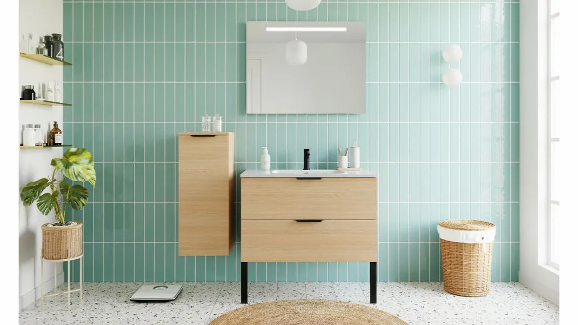 Homifab Meuble Salle De Bain Simple Vasque Intégrée>Soho