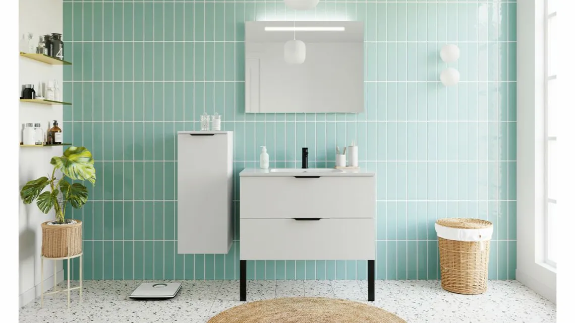 Homifab Meuble Salle De Bain Simple Vasque Intégrée>Soho