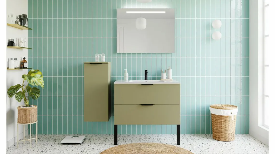 Homifab Meuble Salle De Bain Simple Vasque Intégrée>Soho