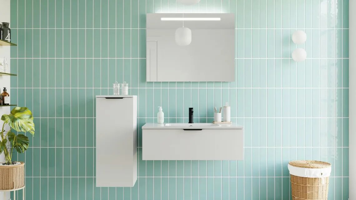 Homifab Meuble Salle De Bain Simple Vasque Intégrée>Soho