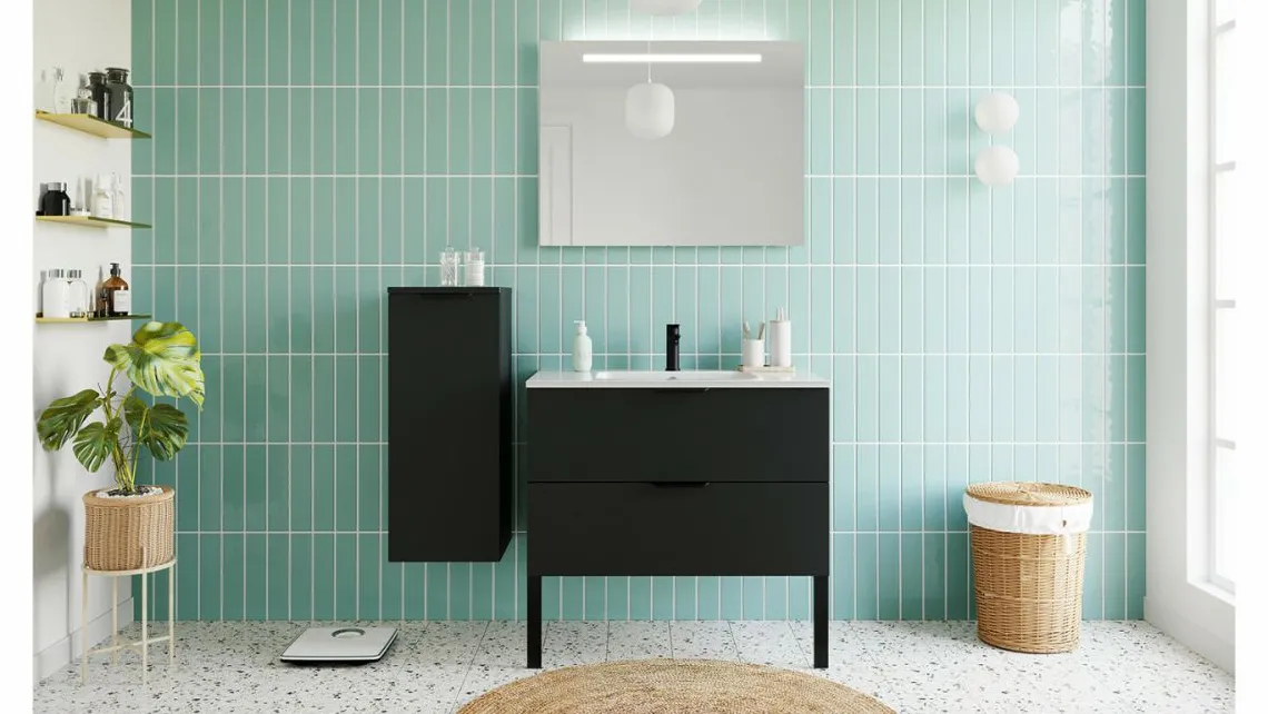 Homifab Meuble Salle De Bain Simple Vasque Intégrée>Soho